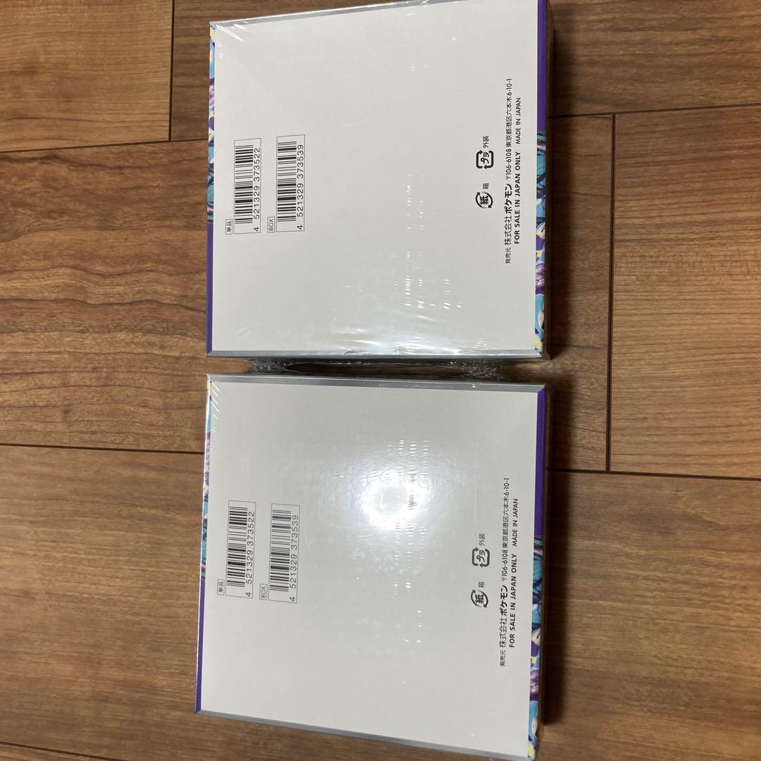 ポケモンカード バイオレットex 2BOX 新品未開封 シュリンク付き
