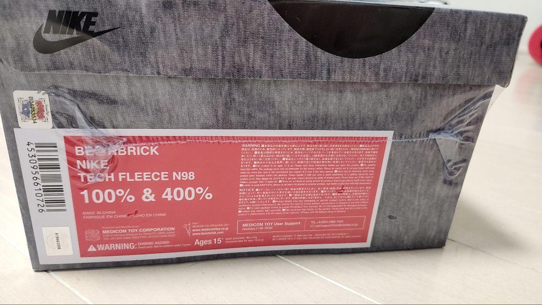 ベアブリックNIKE TECH FLEECE N98 100%&400% - メルカリ