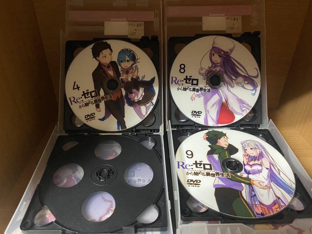 リゼロ　レンタル落ち　DVD シーズン1〜2 リゼロ映画2本