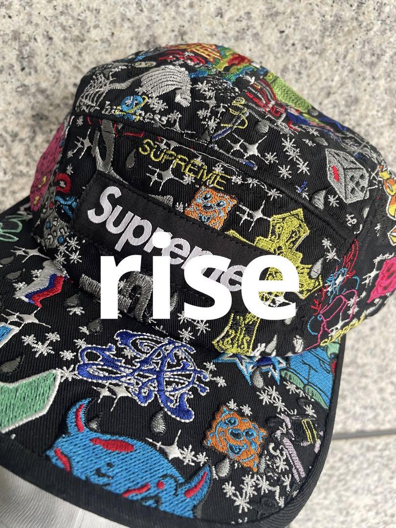 Supreme AOI Embroidered Camp Cap Black - SS25 - US