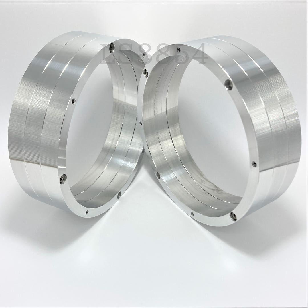 ハイエンド アルミ製アウターバッフルキット 6.5インチスピーカー用 新品未使用 ハイエンド アルミ製アウターバッフルキット 6.5インチスピーカー用 新品未使用