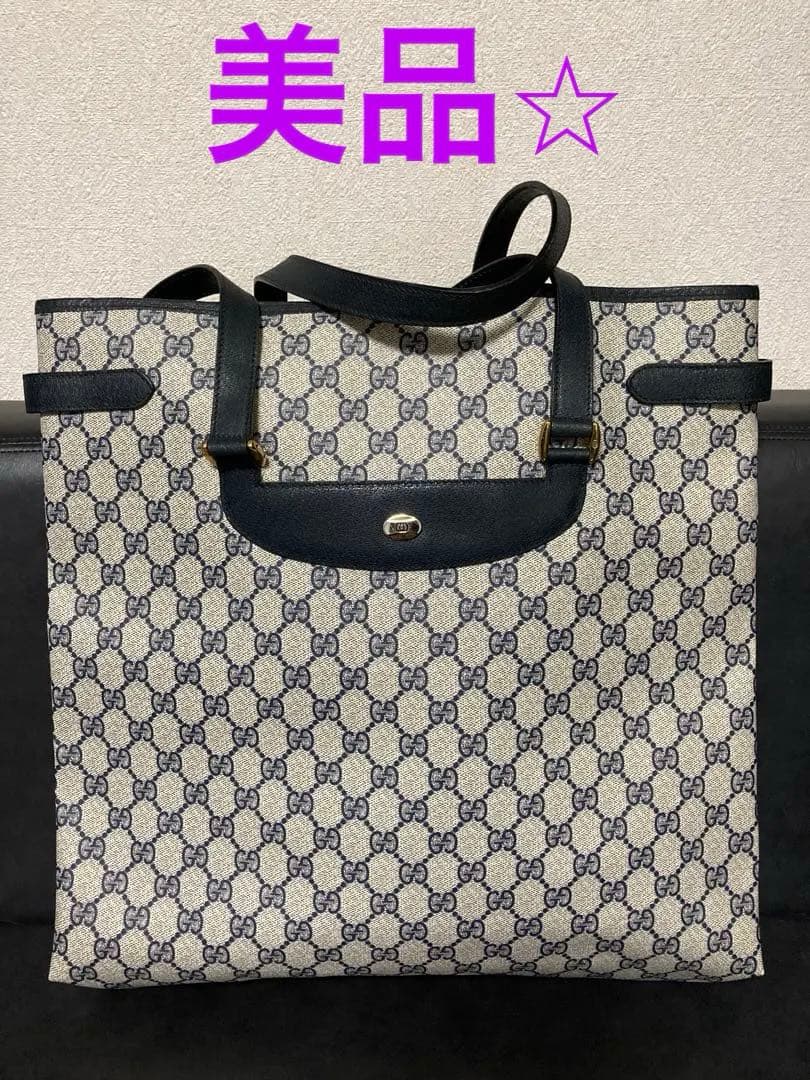 GUCCI グッチ ヴィンテージ GG トート ショルダー GGプラス