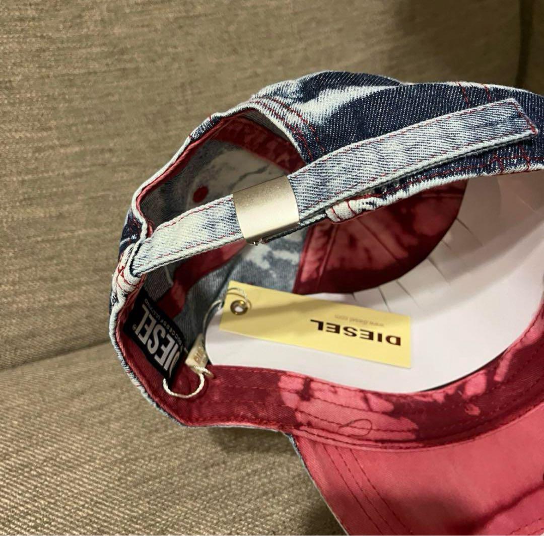 DIESEL デニム風ダメージ加工キャップ Diesel C-Seymon ダメージ デニムキャップ | ブルー | FARFETCH JP