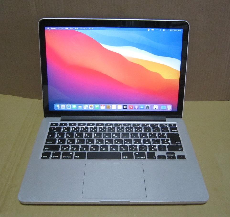 i5/8G/512G　MacBook Pro13 Retina A1502