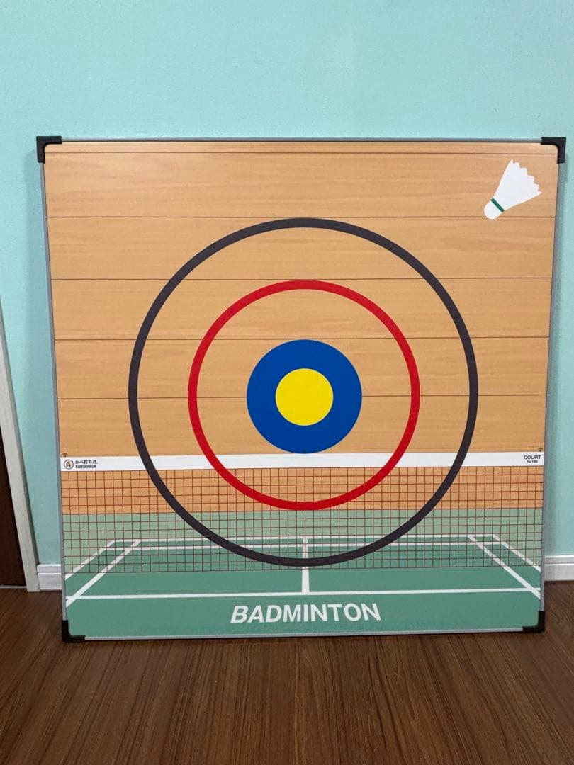 バドミントン 壁打ちくん ターゲットボード目立った傷や汚れなし