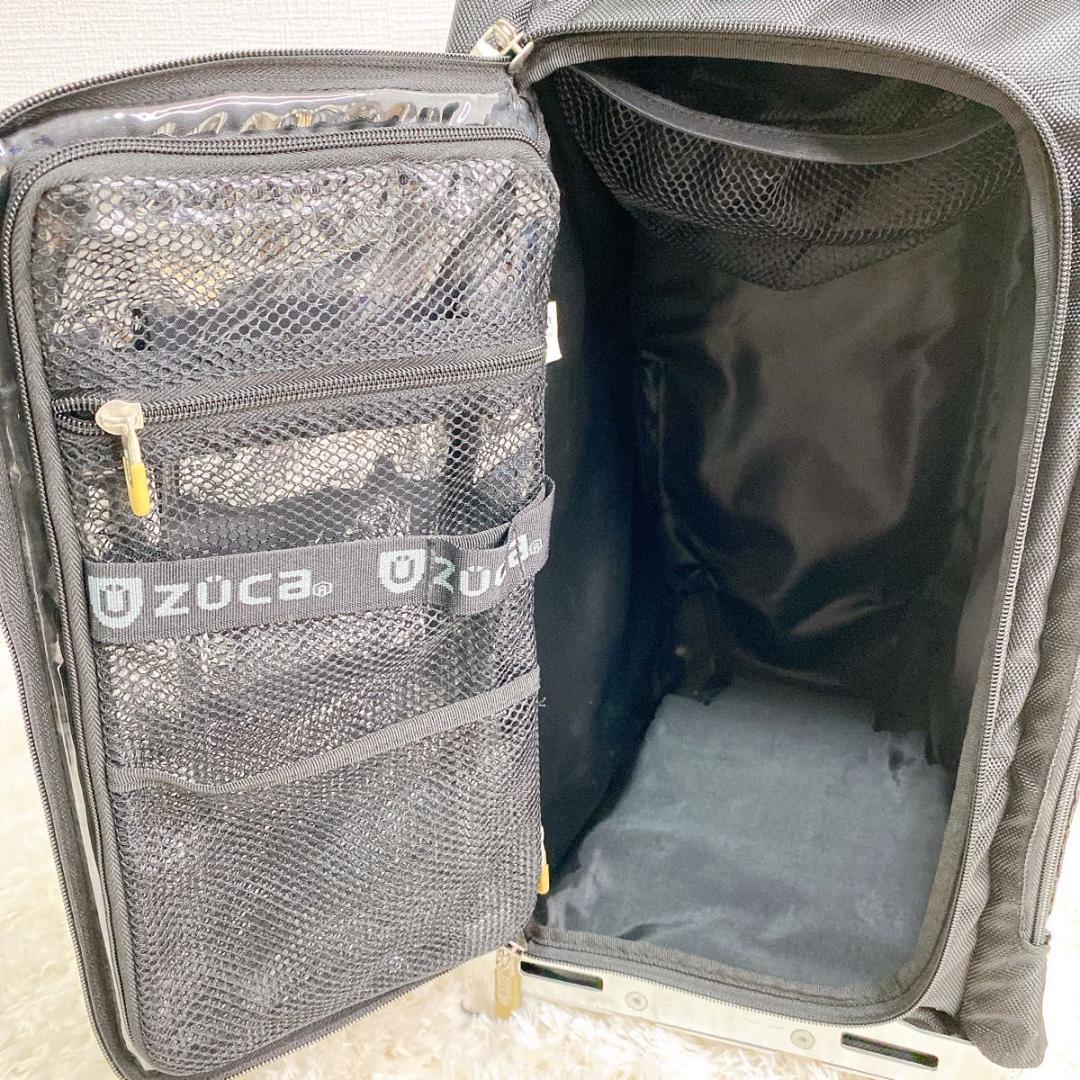 ZUCA PRO ズーカ シルバー 座れるキャリーバッグ　32L 機内持込可