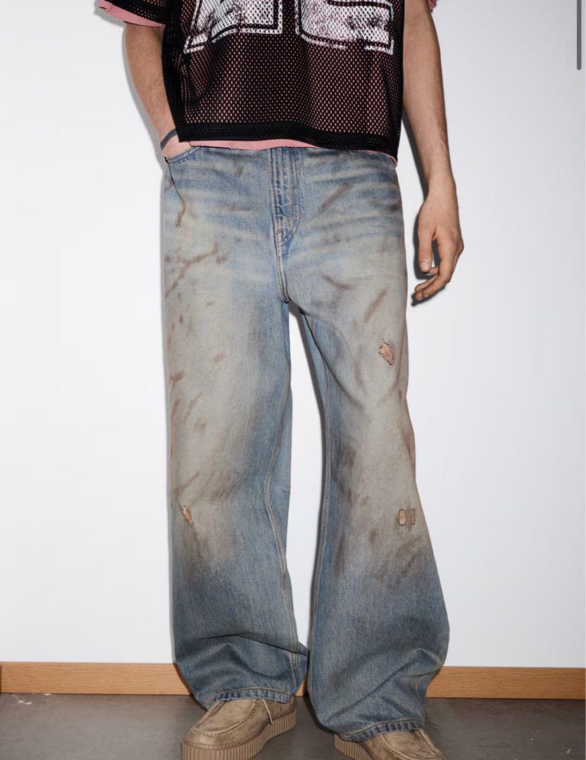 H&M バギージーンズ 29/30 acne studios似
