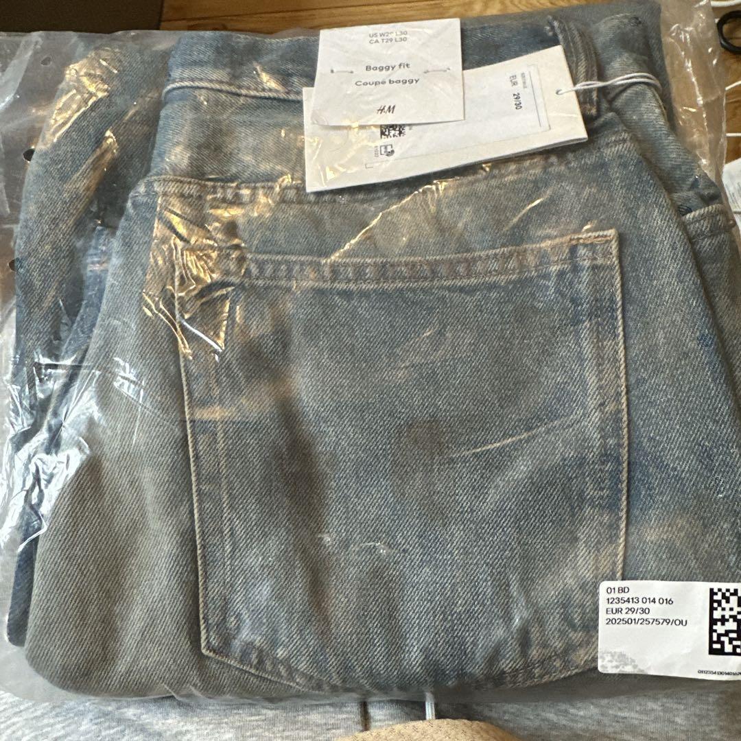 H&M バギージーンズ 29/30 acne studios似