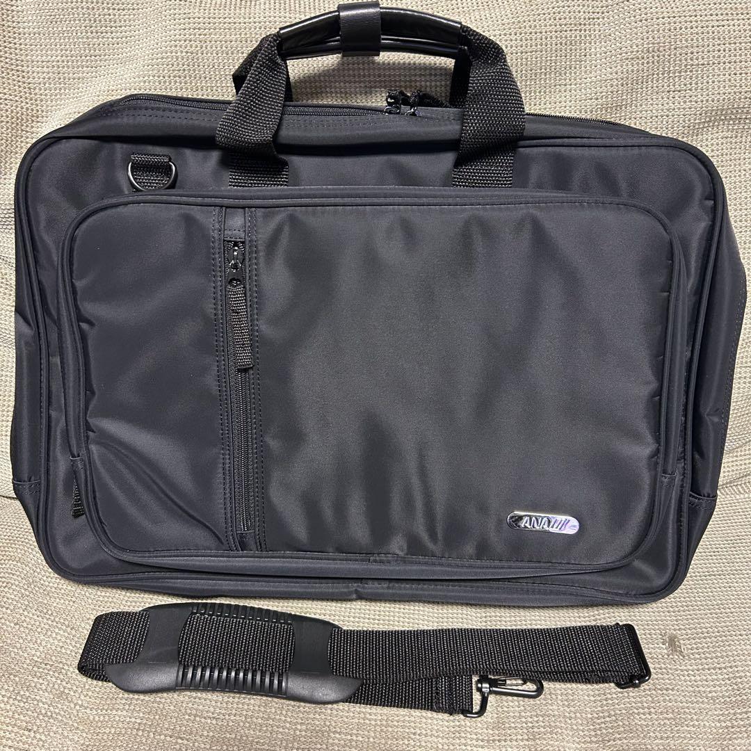 【極美品】ANA ビジネスバッグ　3way ショルダー　リュック　ハンド　黒