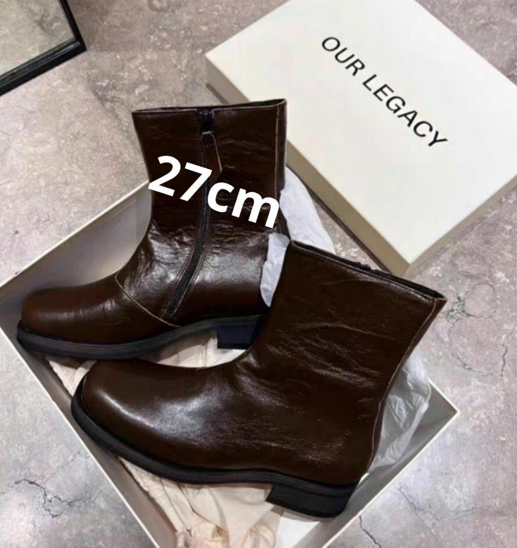 OUR LEGACY CAMION BOOT スクウェアトゥ ブーツ 27cm