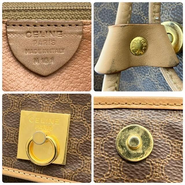 CELINE マカダム バックパック リュック ブラウン セリーヌ