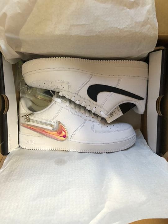 ナイキ エアフォース1 White Zipper 27.5cm 新品未使用! CW-6558-100