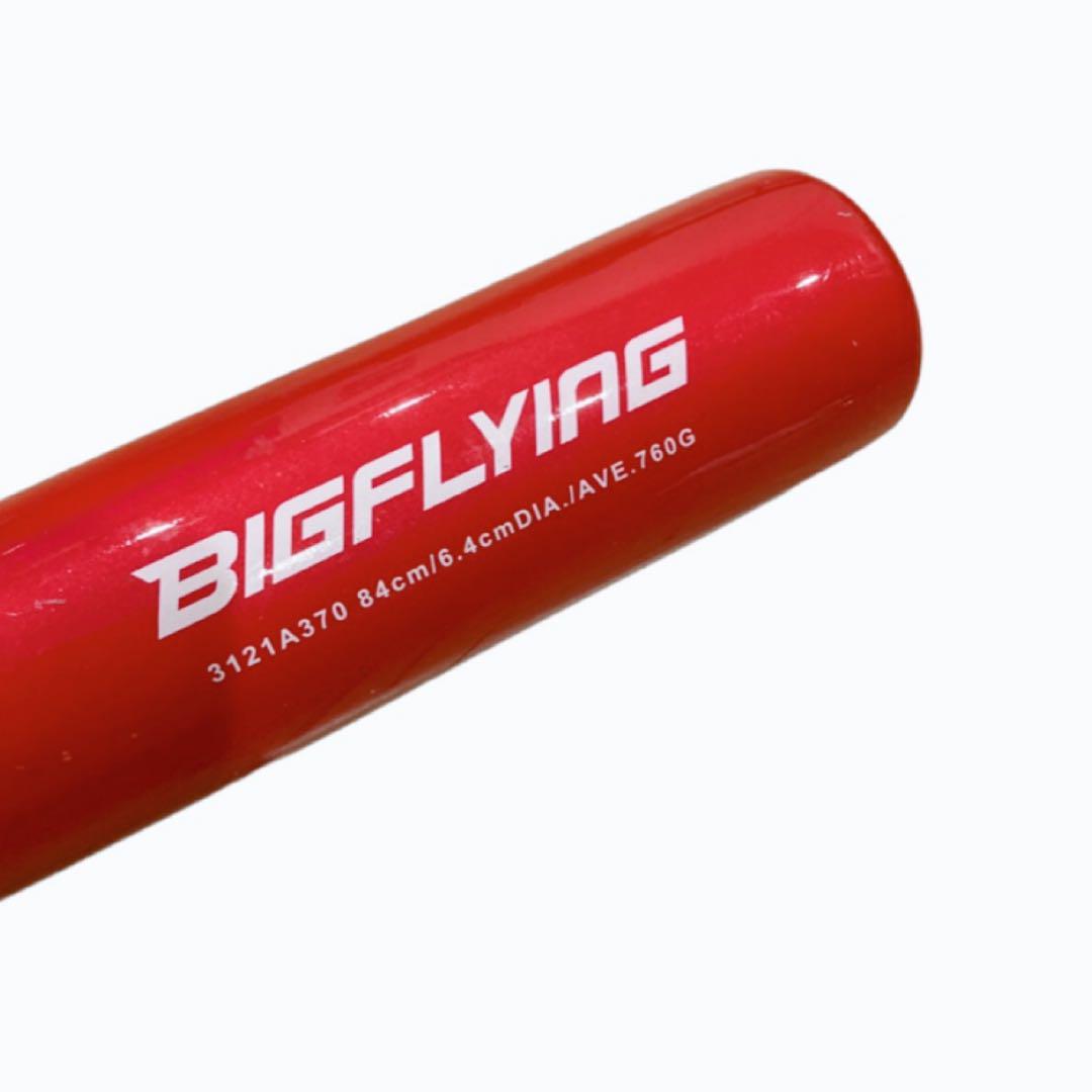【美品】アシックス　BIG FLYING 大谷翔平モデル　金属バッド　赤 美品】アシックス BIG FLYING 大谷翔平モデル 金属バッド 赤