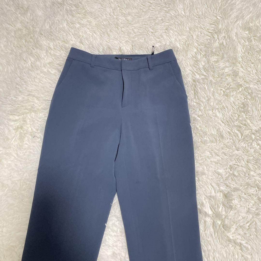 トリアセテート混ストレッチノーカラースーツセットS・INDIVI