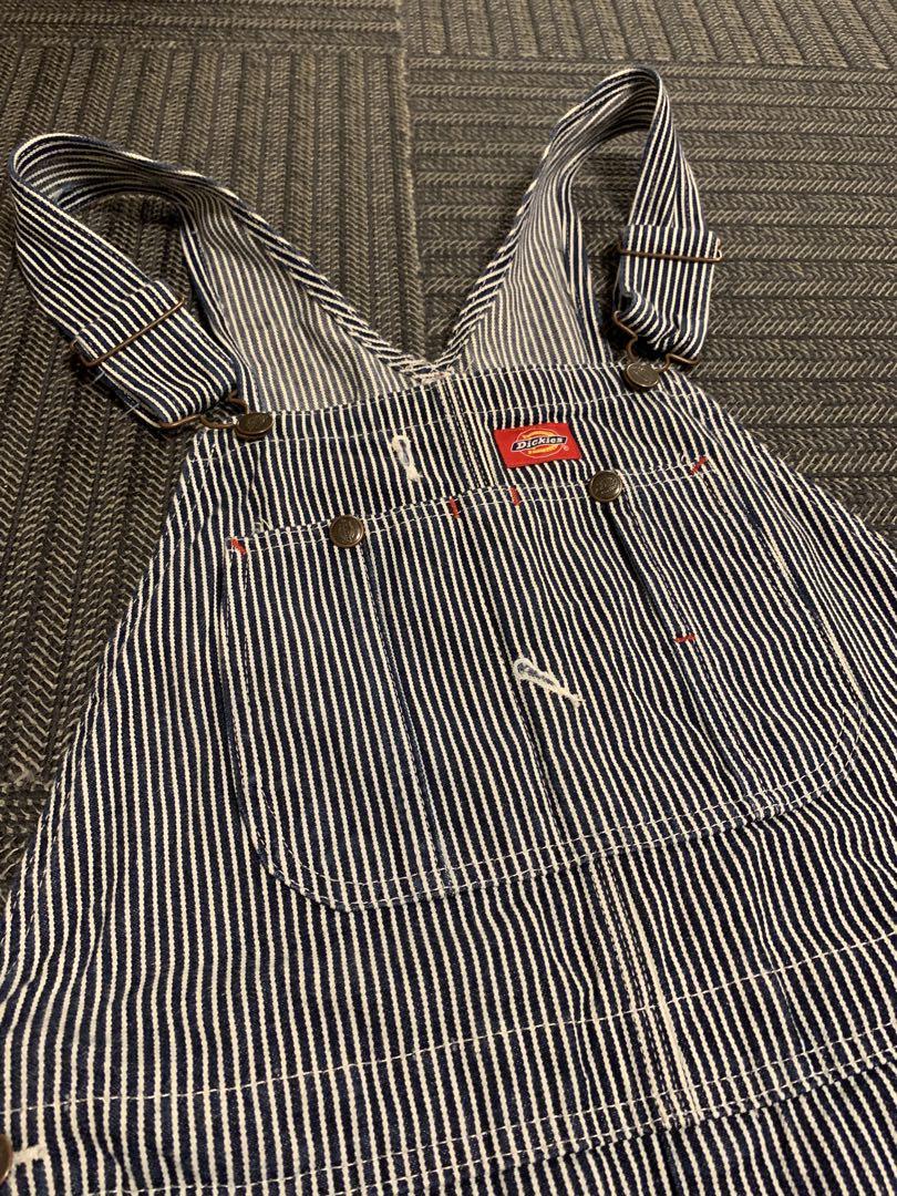Dickies ディッキーズ ヒッコリーストライプ オーバーオール 美品