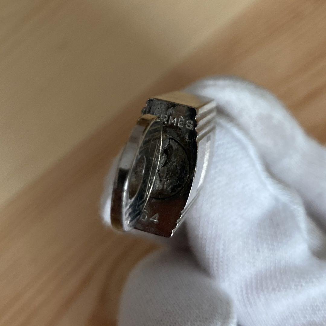 HERMES　エルメス　カデナ　パドロック　シルバー　64番