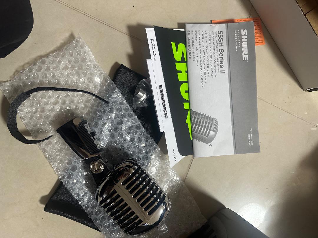 SHURE 55SH Series II ダイナミックマイク ガイコツマイク