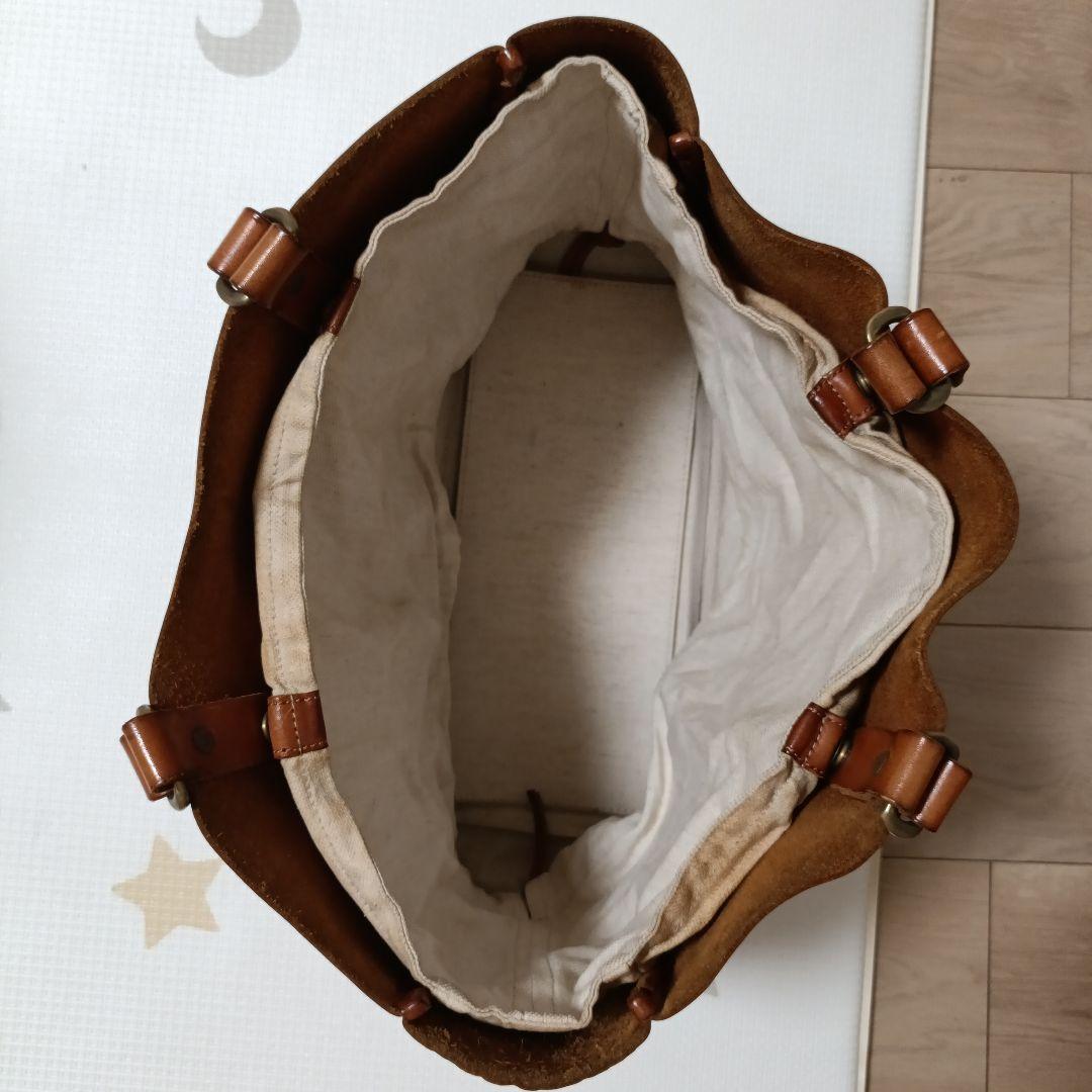 SLOW スロウ 革 トートバッグ bono ボーノ ブラウン SLOW スロウ 革 トートバッグ bono ボーノ ブラウン