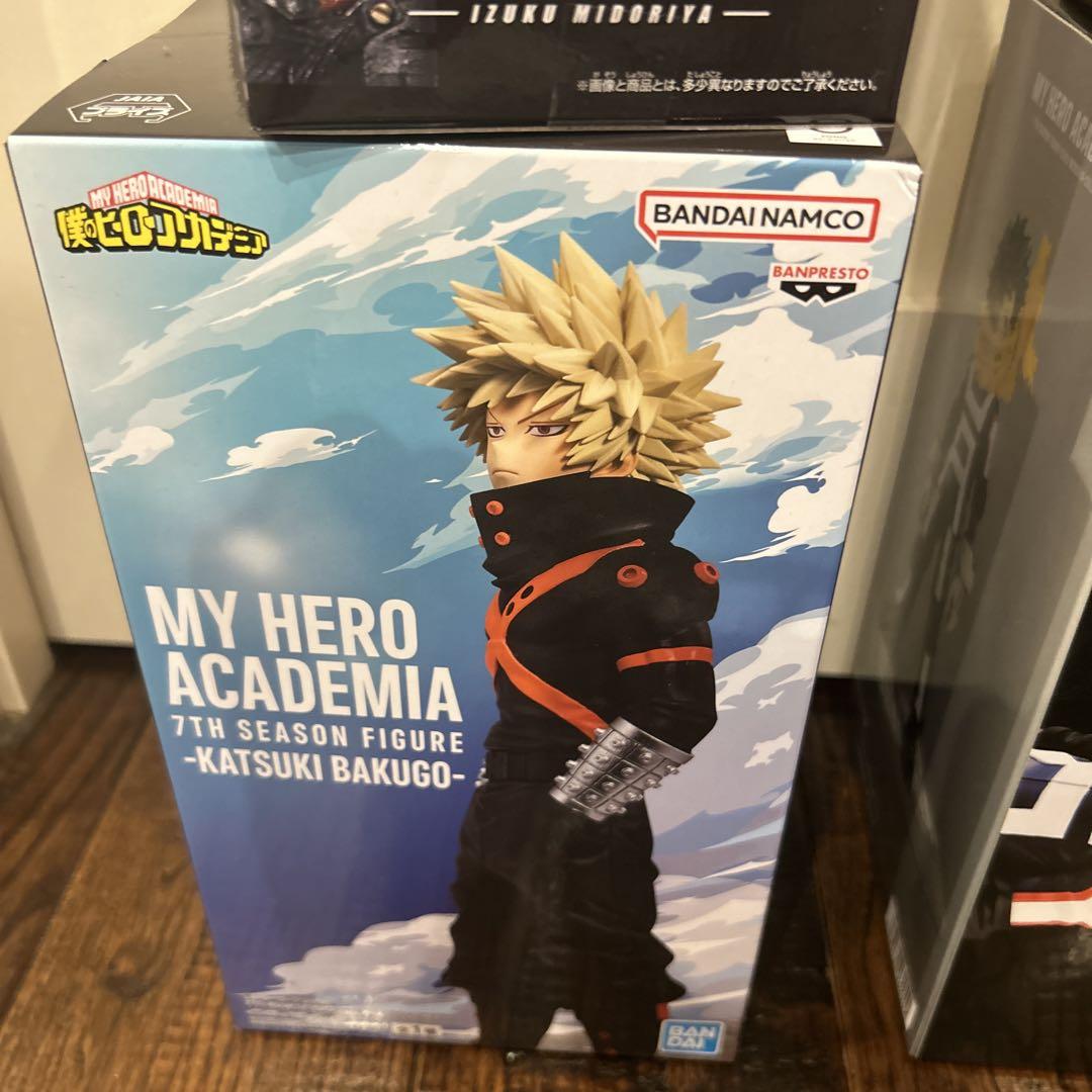 僕のヒーローアカデミア ヒロアカ　フィギュア　黒デク　ホークス　セット