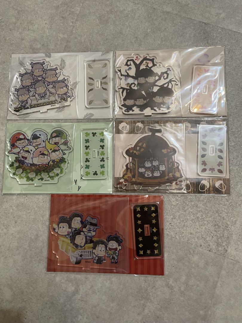 おそ松さんのニートスゴロクぶらり旅 アクリルスタンディ アクスタ 5点セット