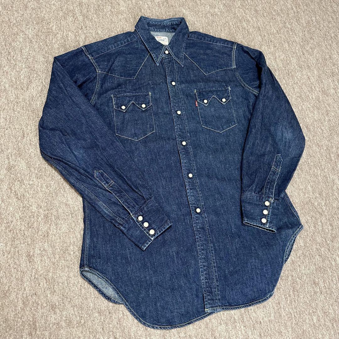 Levi's - Levi's ウエスタンシャツ BIGE ショートホーン