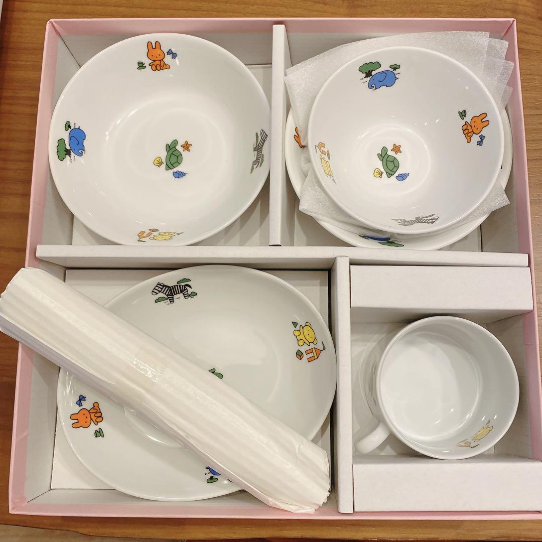 新品未使用子ども食器セット7点セット動物柄
