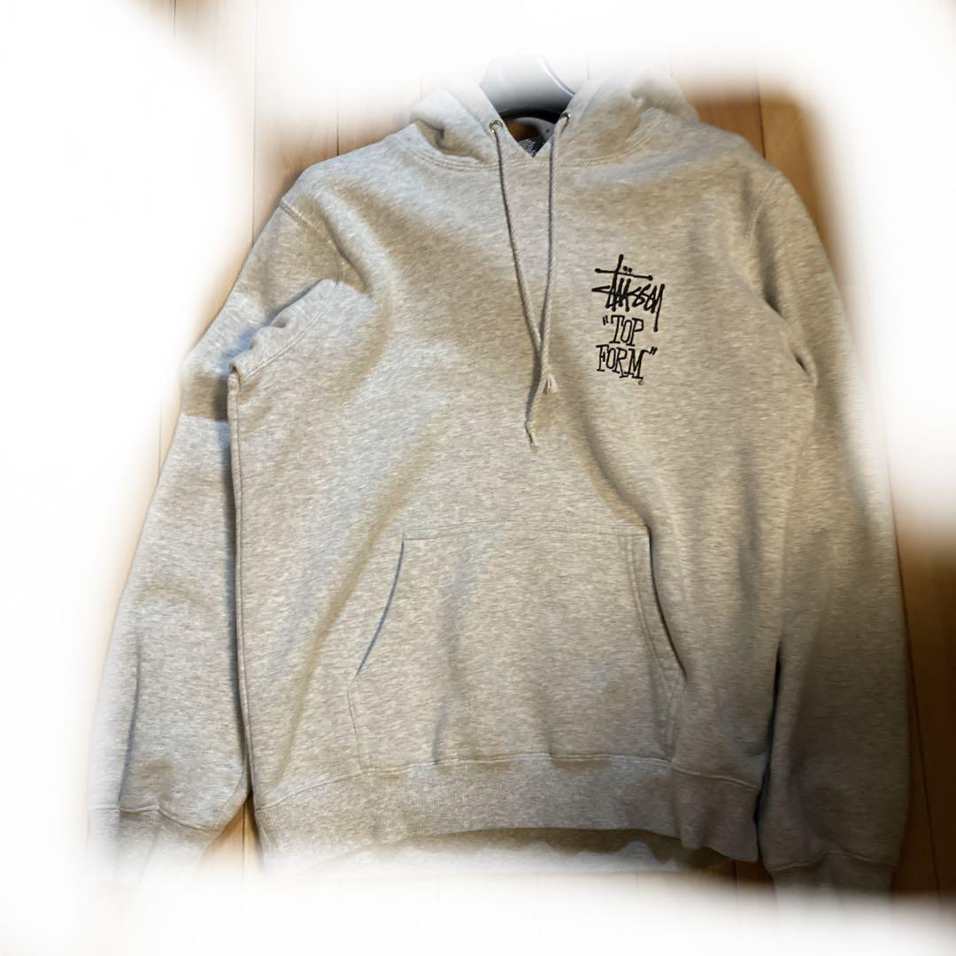 爆買い！ TOP 現行 stussy old FORM パーカー グレー ジャケット・アウター