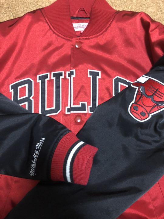 シカゴ ブルズ ジャケット スタジャン BULLS NBA 赤 レッド