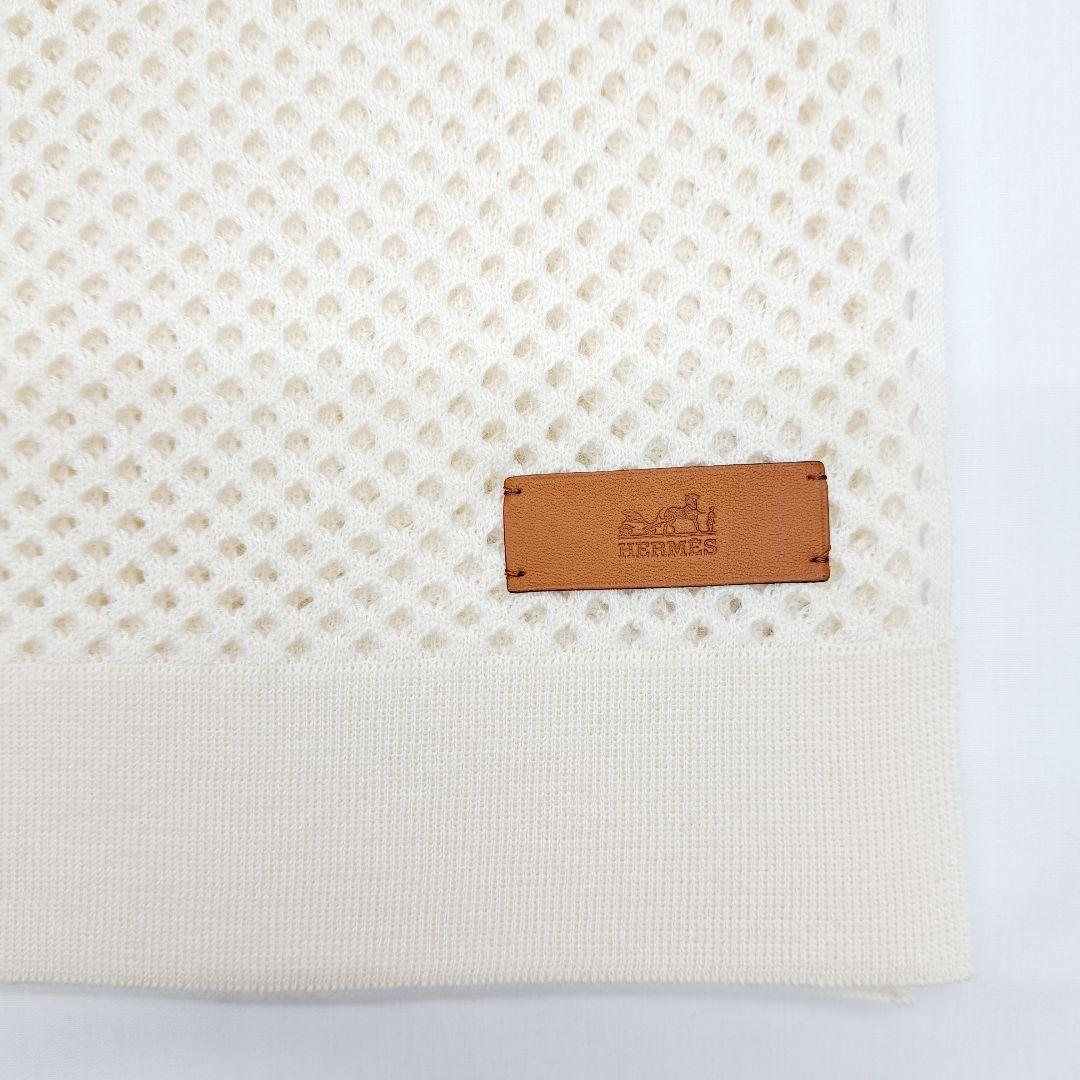 HERMES マイユフィレマフラー メッシュ ストール カシミヤ