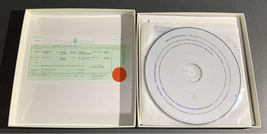 JOHN LENNON & YOKO ONO WEDDING ALBUM限定盤