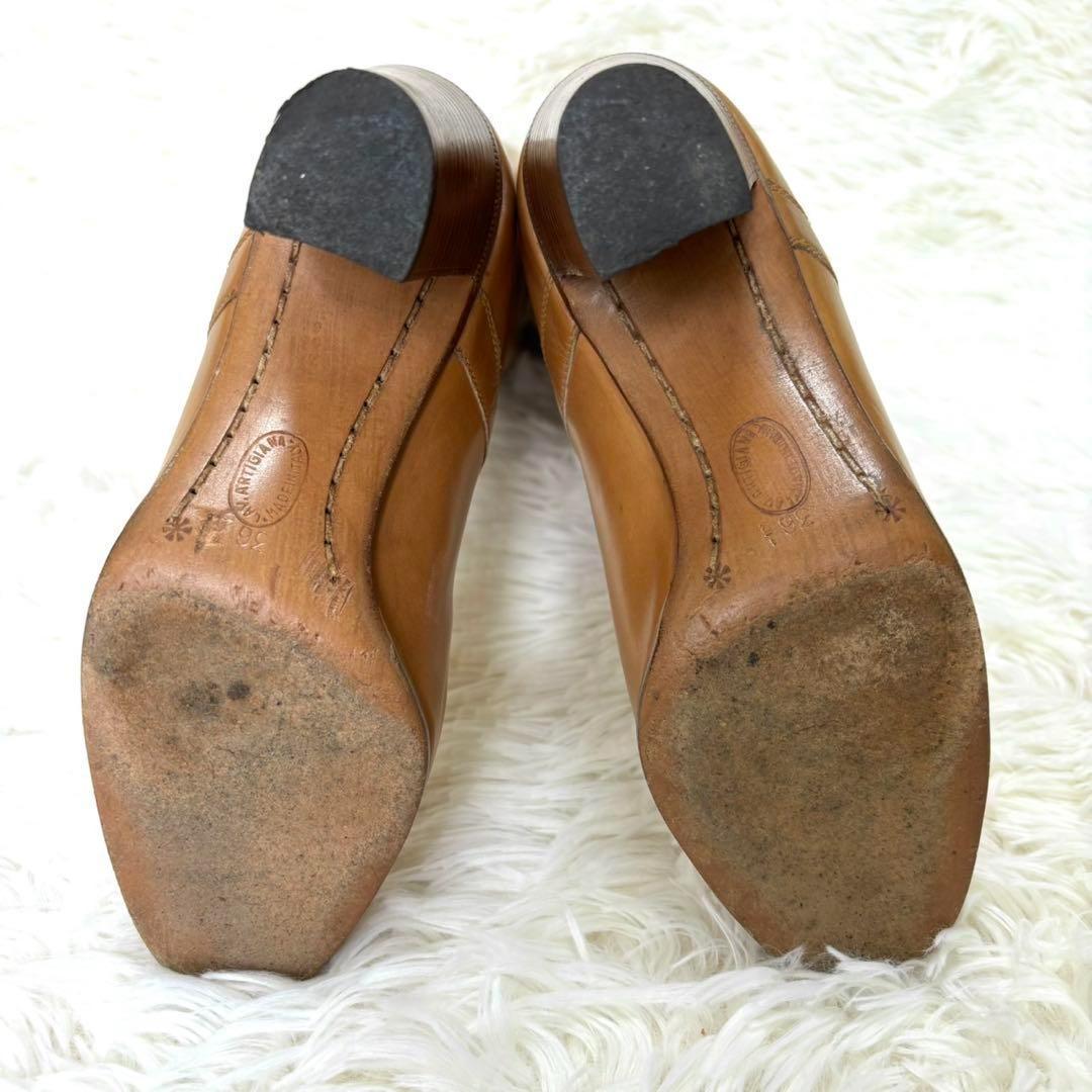 CELINE 馬車金具　レザー　ロングブーツ 23.5cm ブラウン