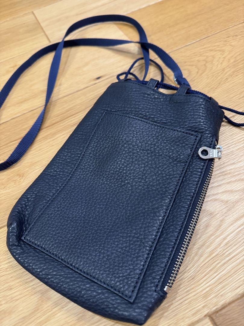 ☆新品☆yorozu 巾着バッグ ネイビー - バッグ