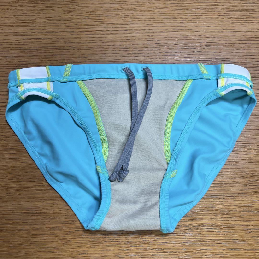 廃盤新品　arena 競泳水着 M 青/緑 新品未使用品 廃盤アリーナ 鮮やかな緑色競泳水着 - メルカリ