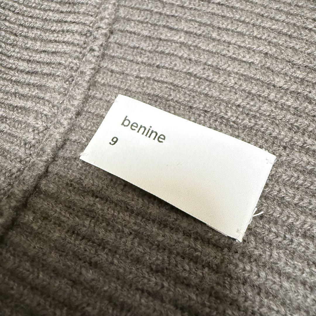 benine9 オーバーシルエット ドライバーズニットベスト