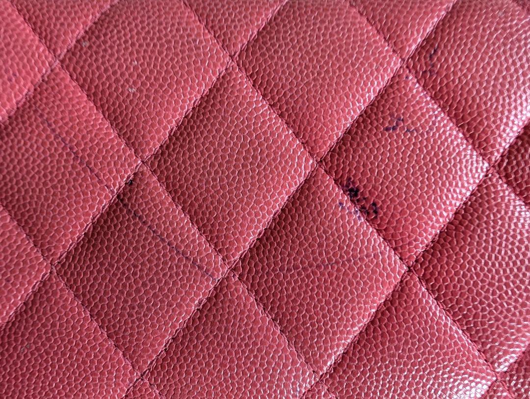 CHANEL キルティング ピンク長財布