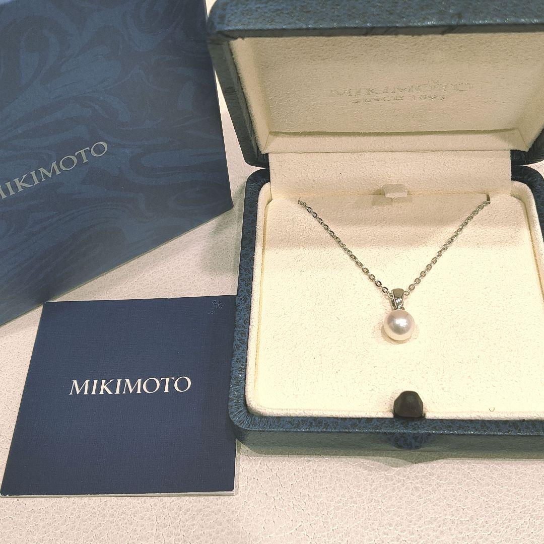 級 MIKIMOTO パールネックレス アコヤ真珠 ミキモト 一粒