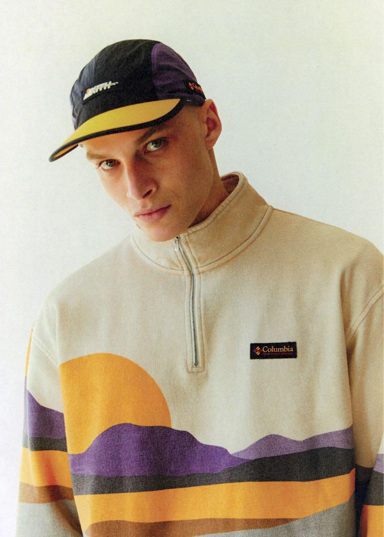 kith Columbia キス コロンビア マウンテンパーカー ハーフジップ