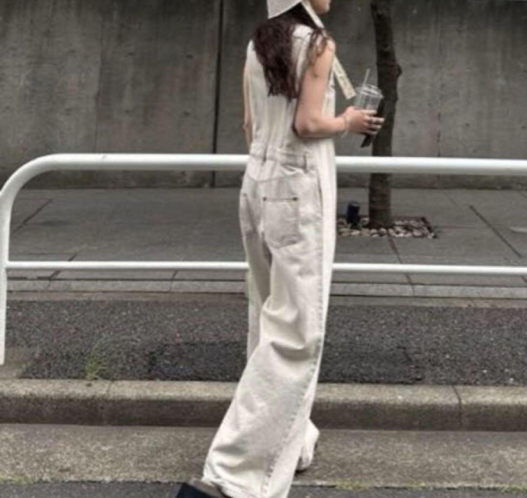MEDI GRUNGE DENIM WIDE ROMPERS - メルカリ