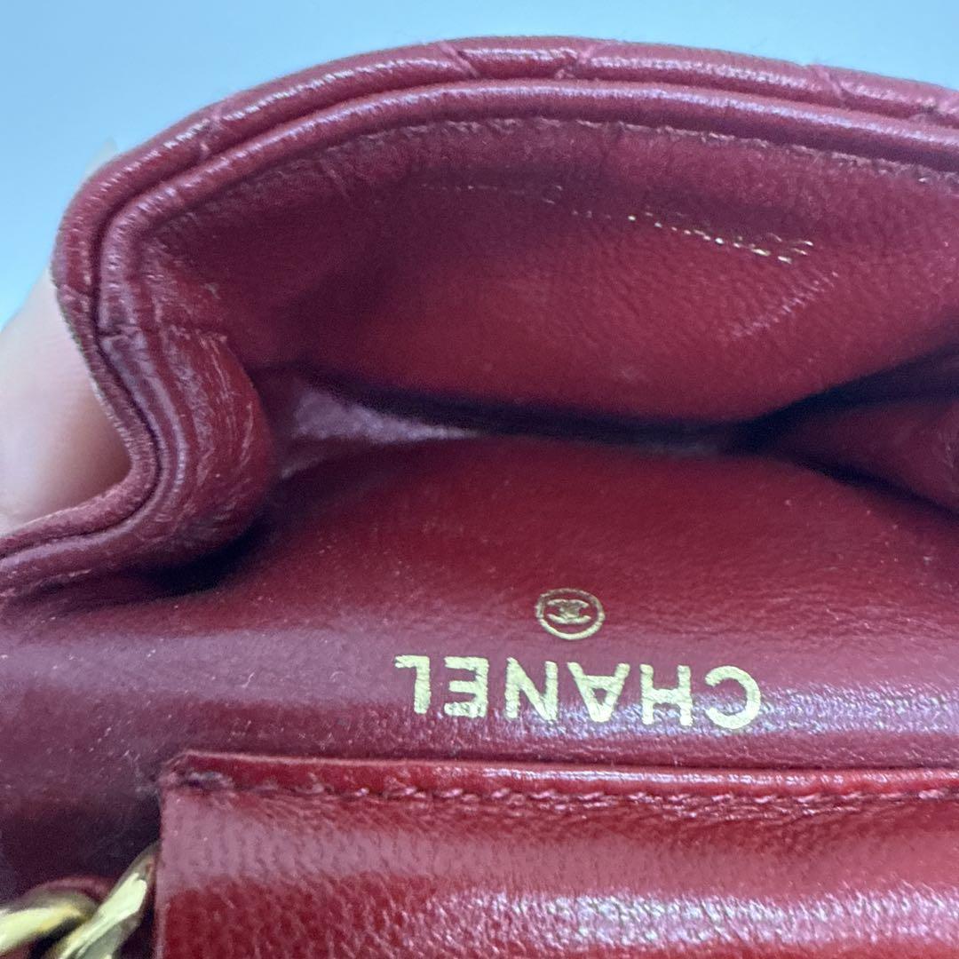 激レア！CHANEL ミニミニマトラッセ ココマーク バッグチャーム レッド 激レア！CHANEL ミニミニマトラッセ ココマーク バッグチャーム