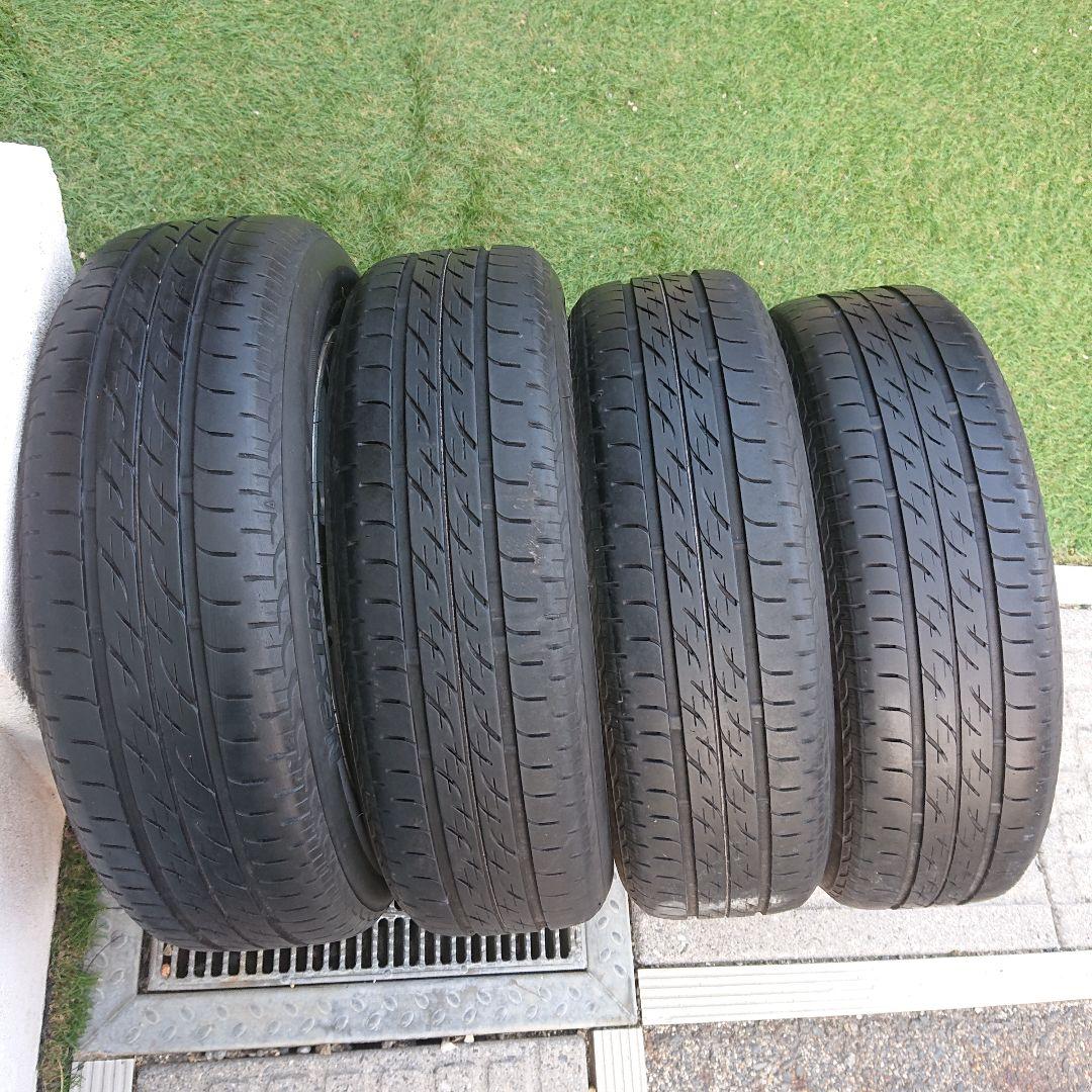 155/65R14 アルミホイール ラジアルタイヤ夏 タイヤ4本セット