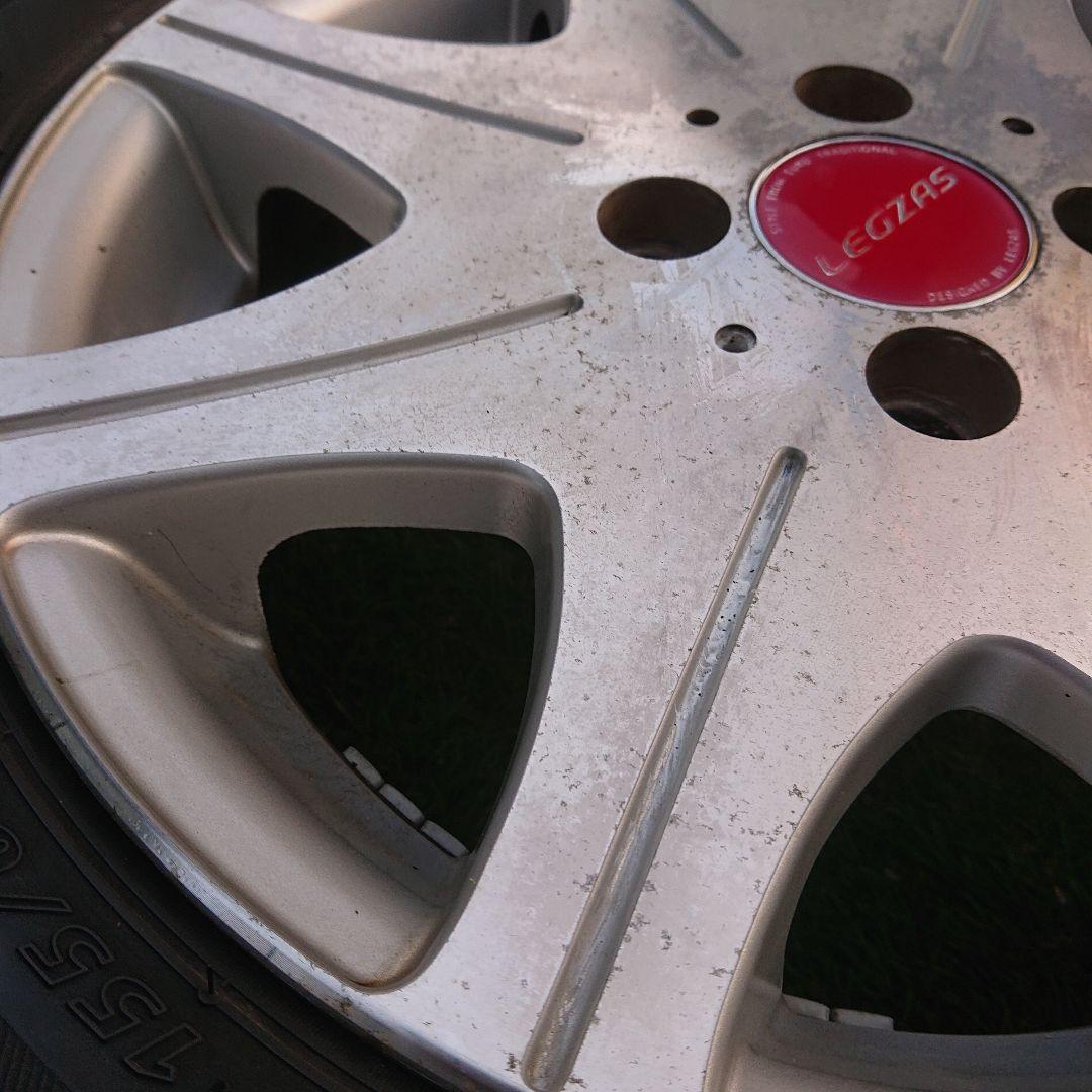 155/65R14 アルミホイール ラジアルタイヤ夏 タイヤ4本セット