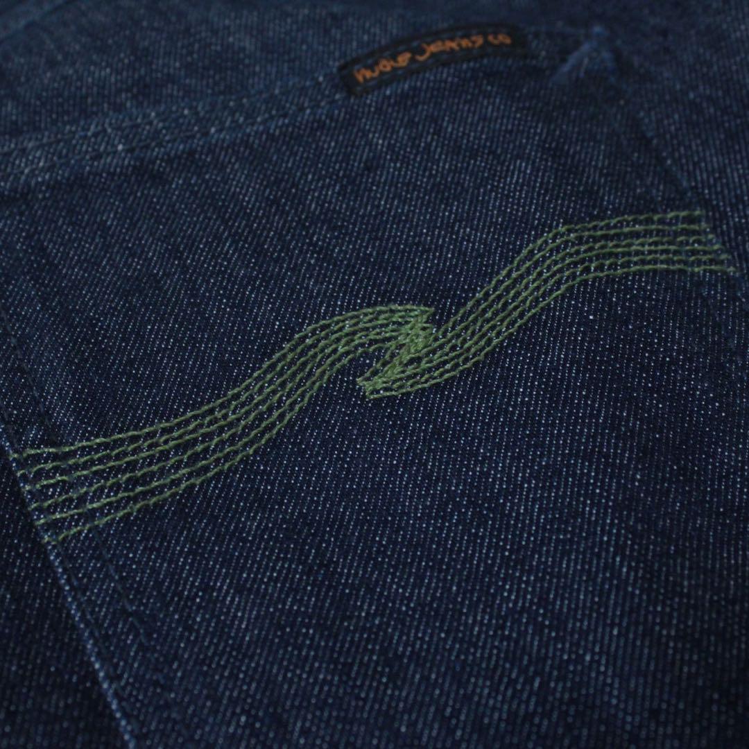 希少 ヌーディージーンズ LEAN DEAN グリーン限定カプセルコレクション