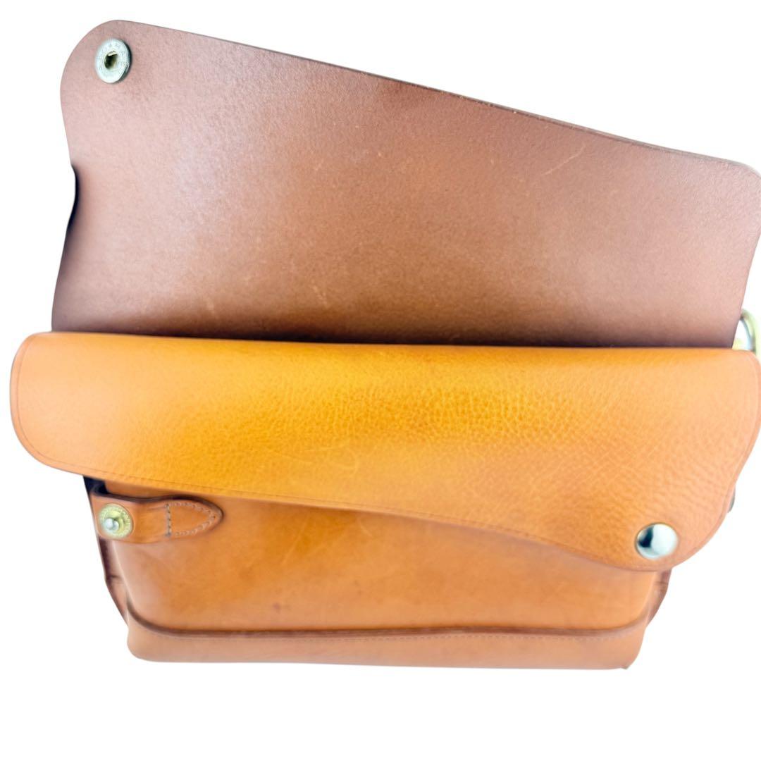 【良品】beerbelly ビアベリー Wフラップショルダーバッグ 【良品】beerbelly ビアベリー Wフラップショルダーバッグ