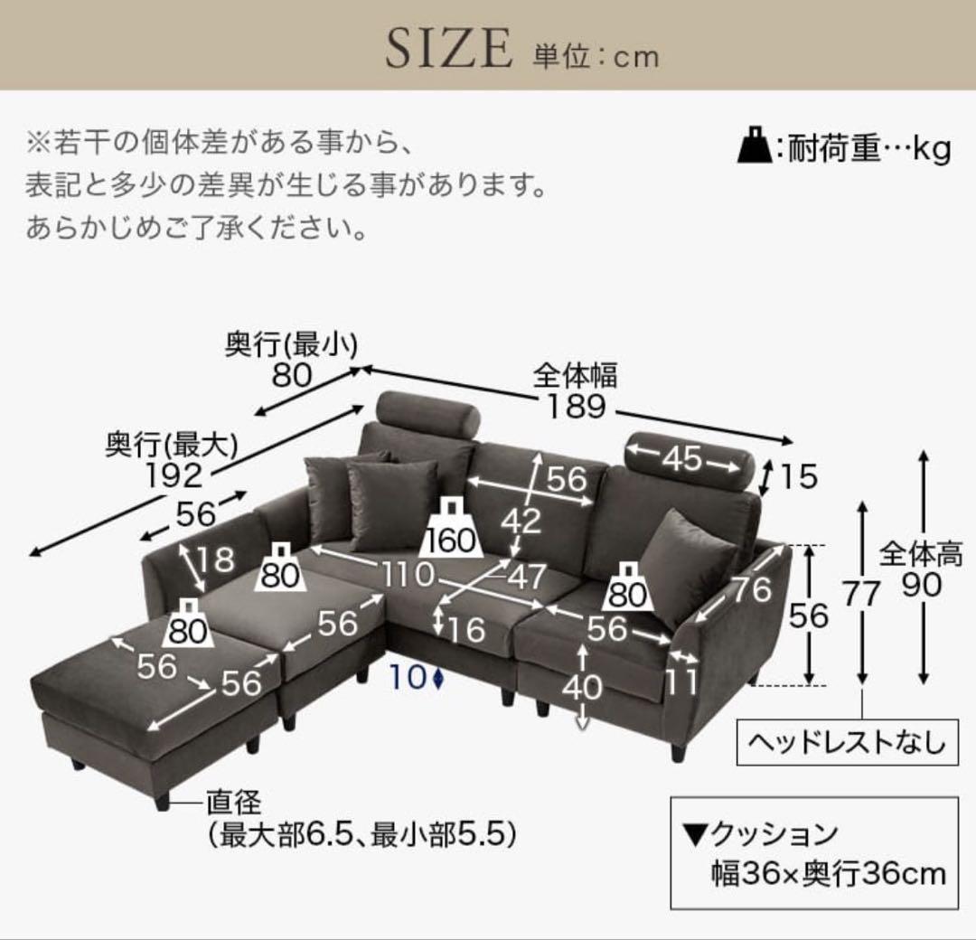 ソファー グレー