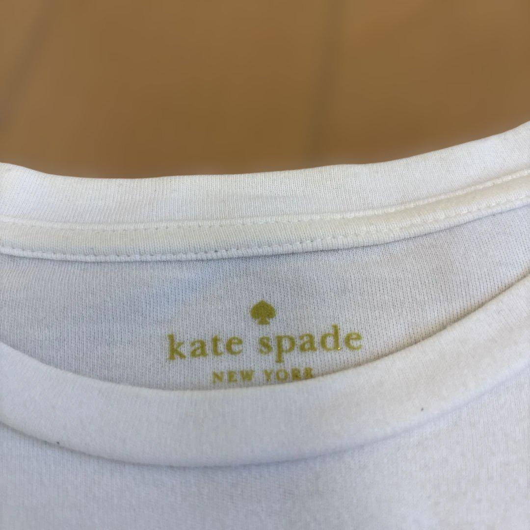 kate spade ホワイト長袖シャツ 140 kate spade 長袖シャツ 140 ホワイト/ブラック - メルカリ