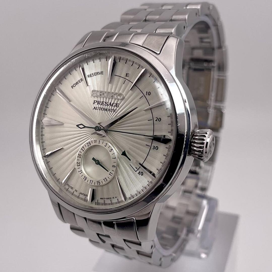 【稼働/美品】セイコー プレサージュ ドレスウォッチ 4R57-00E0 時計 稼働】SEIKO PRESAGE ドレスウォッチ 4R57-00E0 腕時計 - メルカリ