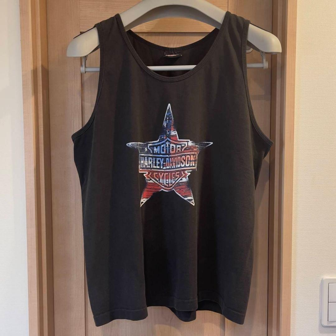 90s ハーレーダビッドソン タンクトップ LサイズL Harley-Davidson