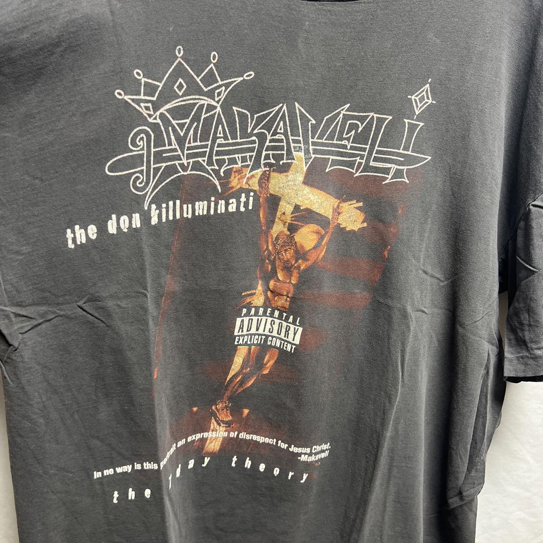 2pac Makaveli RIP Rap Tシャツ　90s