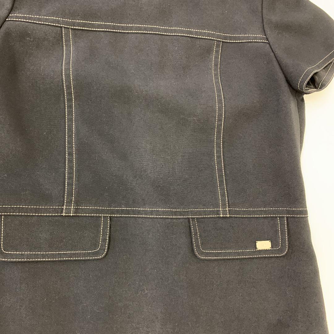 クレージュ黒半袖ワンピースと上着