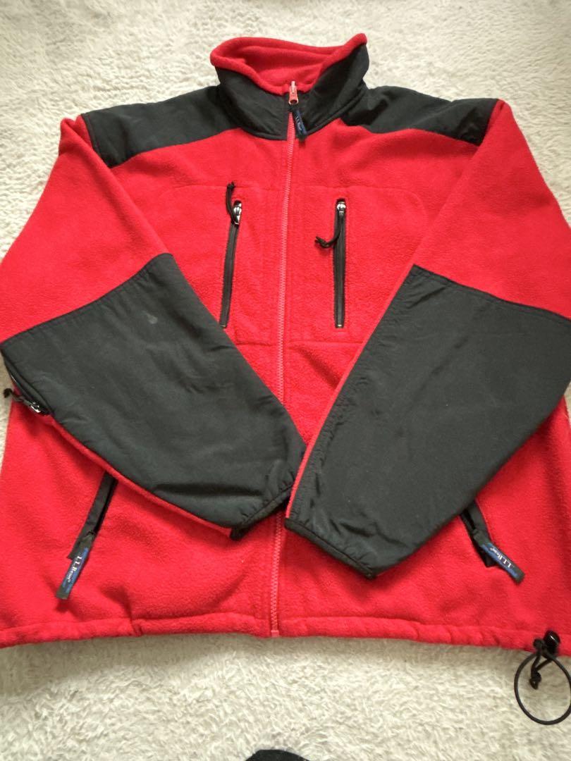 L.L.Bean フリースジャケット vintage 古着　コーデ